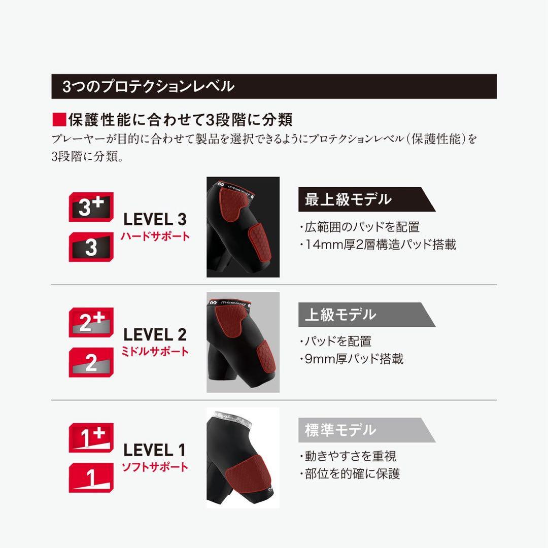 マクダビッド　M7740 ハードサポートインナーパンツ LEVEL3 Lサイズ
