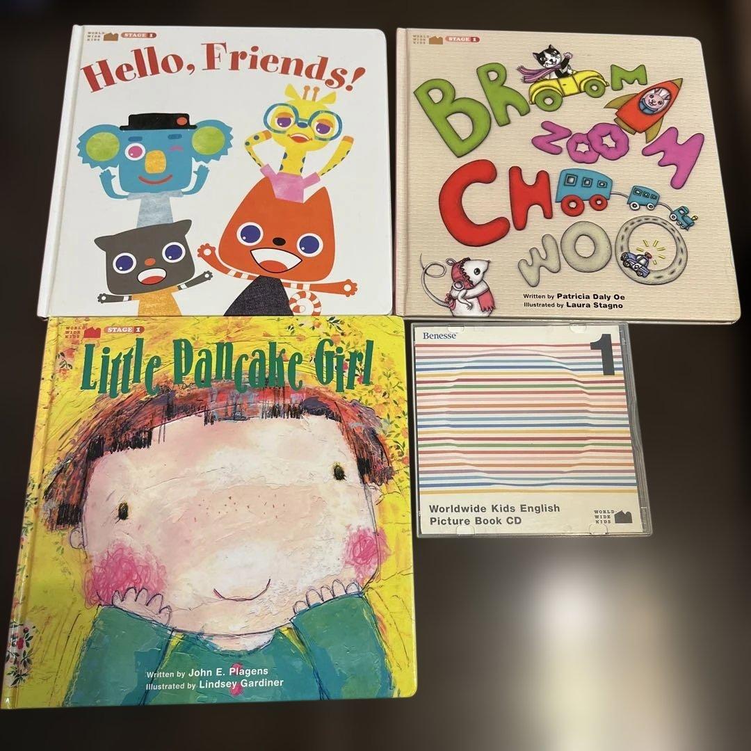 ワールドワイドキッズ 英語 読み聞かせ 絵本 CD 25冊