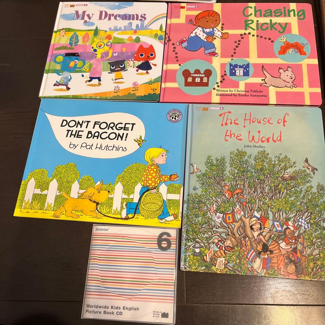 ワールドワイドキッズ 英語 読み聞かせ 絵本 CD 25冊