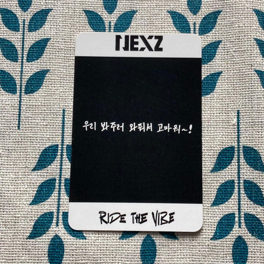 NEXZ トモヤ Ride the Vibe ネクスジ 2週目 トレカ