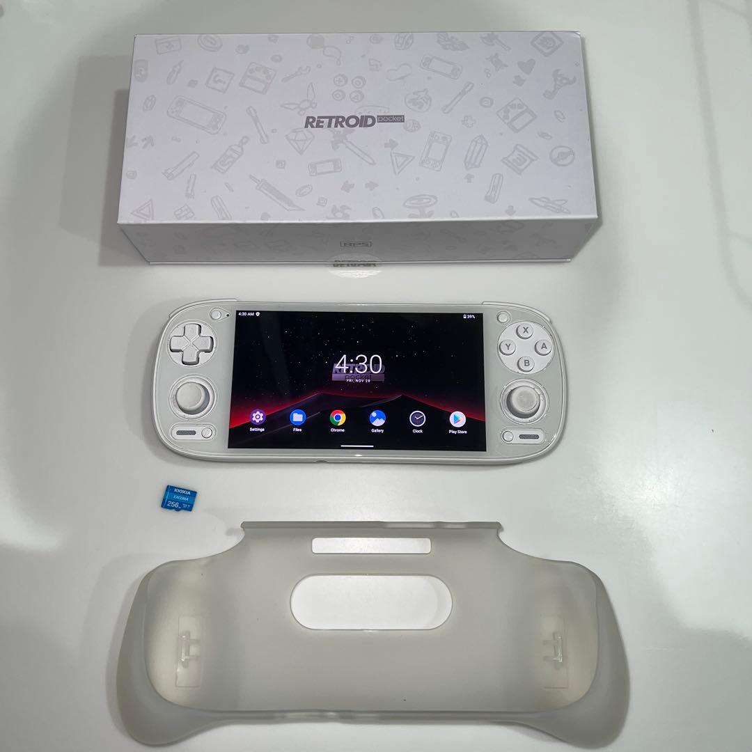 RETROID POCKET5 ホワイト　グリップ付き