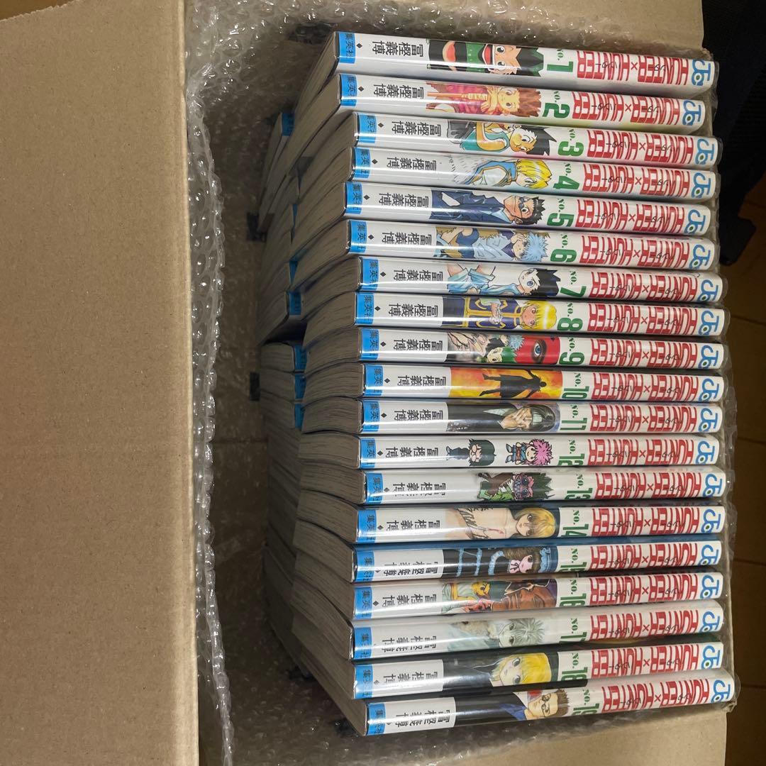 HUNTER×HUNTER 全巻セット 1〜38巻 最新刊以外透明カバー付き