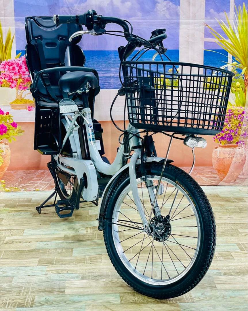 超人気！BIKKE ビッケ⭐️ブリヂストン子供乗せ電動自転車Y2457