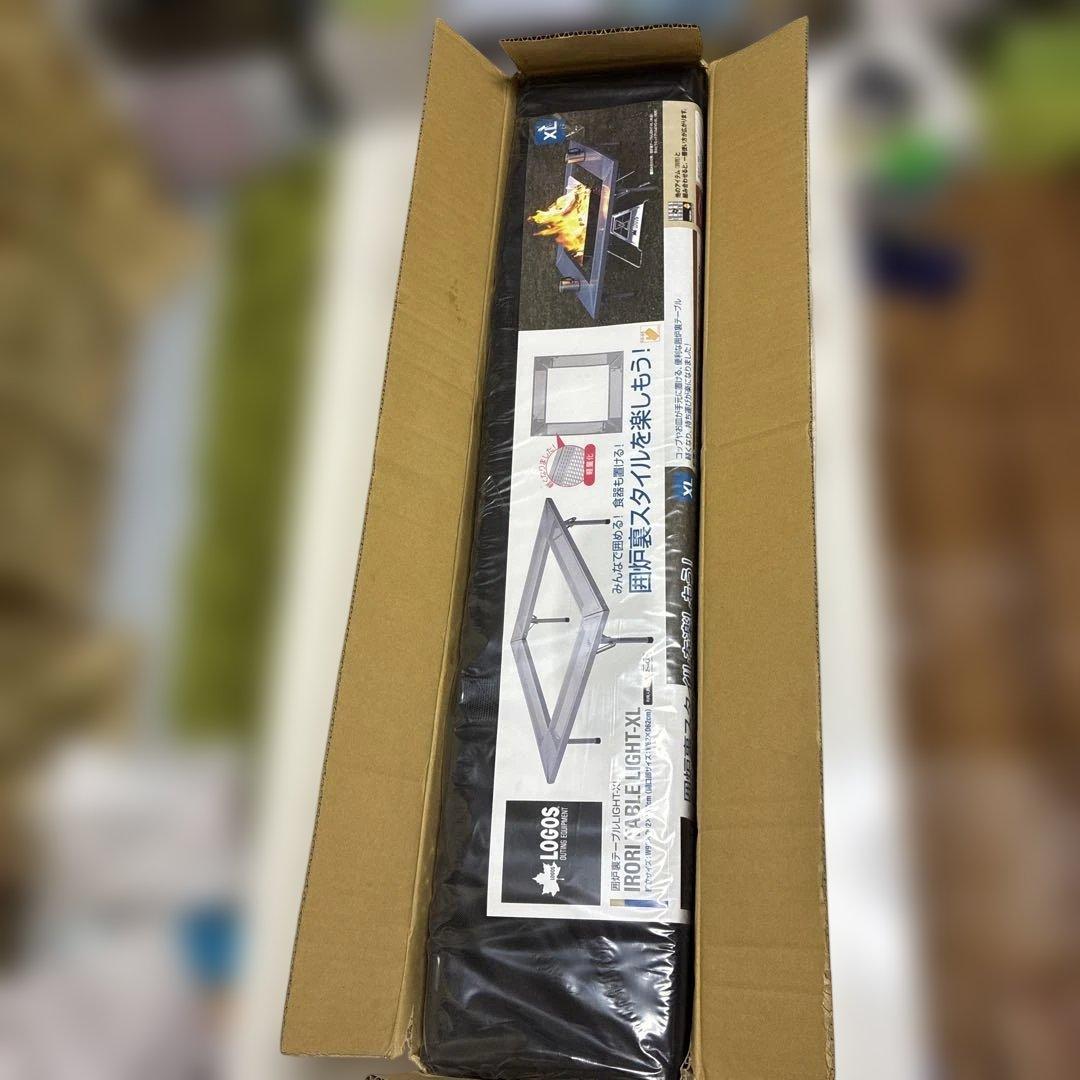 ロゴスLOGOS 新品未開封 アイアン囲炉裏テーブルLIGHT-XL