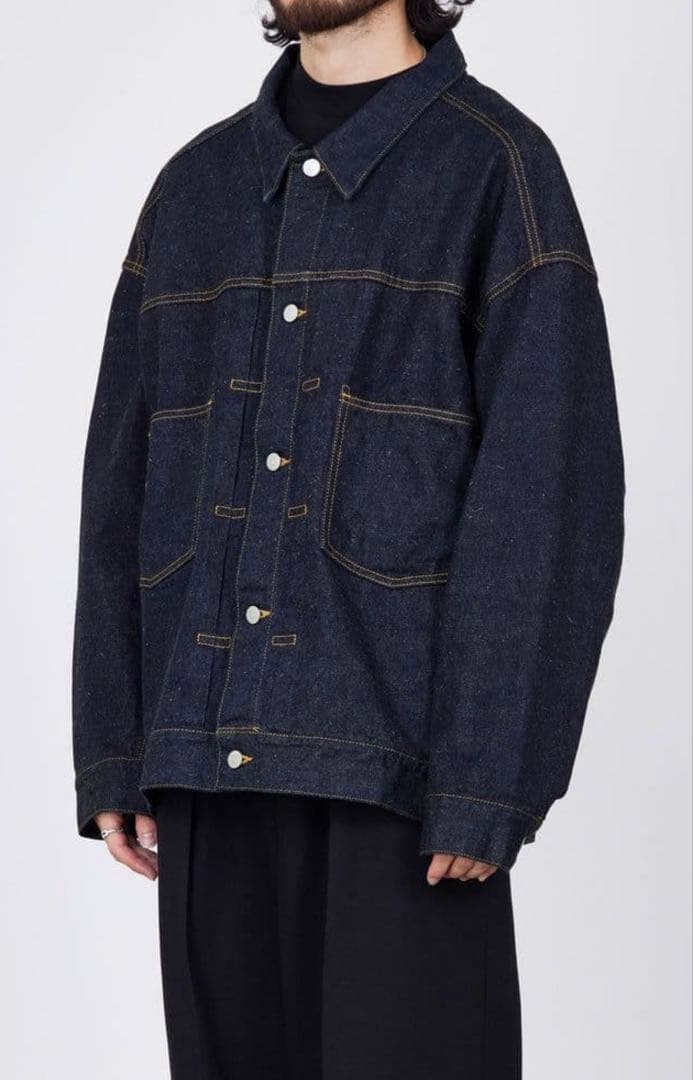 し*ち様 MARKAWARE KIMONO DENIM MINER JACKET