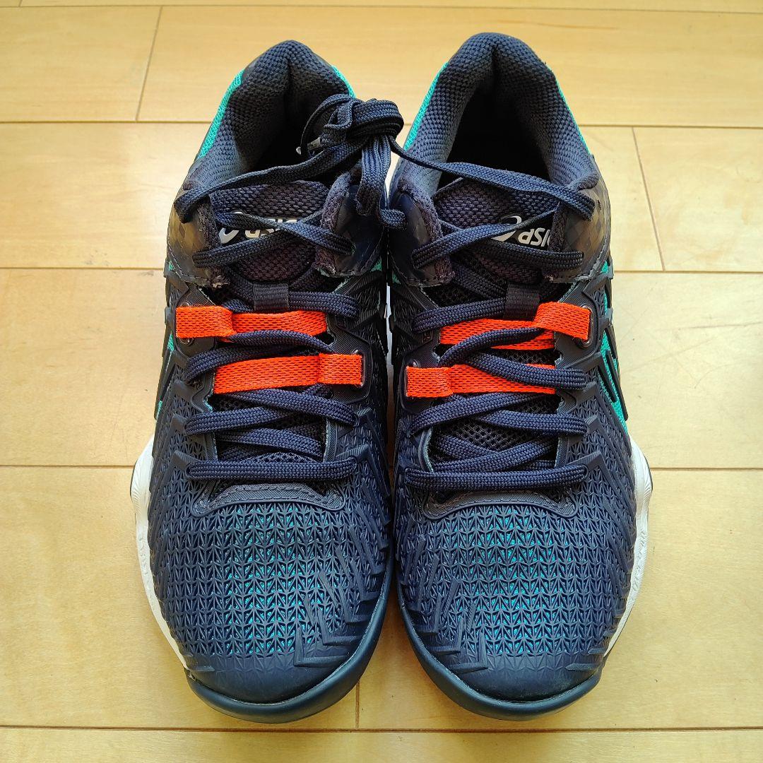 asics　バドミントンシューズ　24.0cm ネイビー