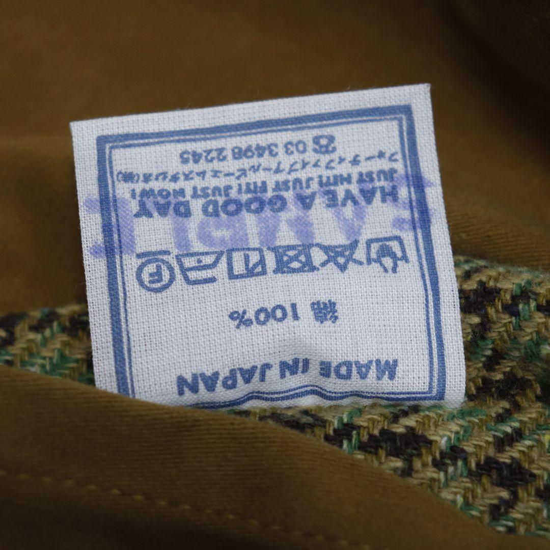 美品　45R コットン　ツィード　コンビハンティング　ドレス　22年