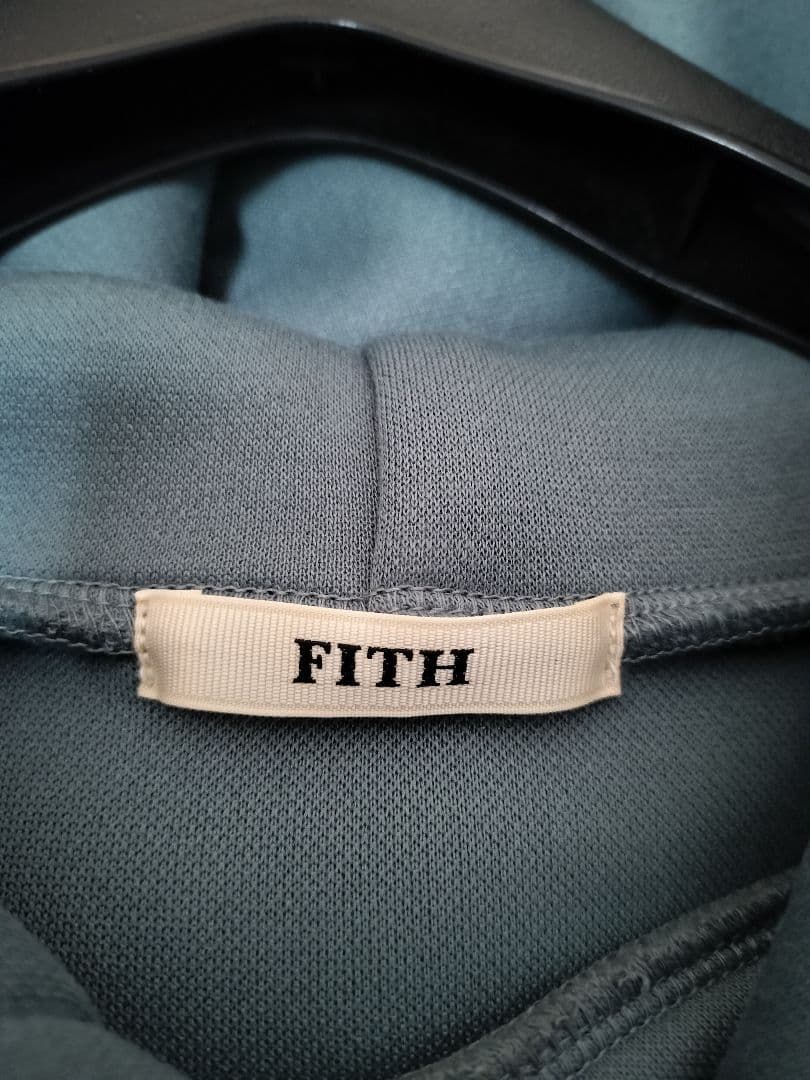 nico【ほぼ未使用】FITH02 変形パーカ デニム&ダンガリー