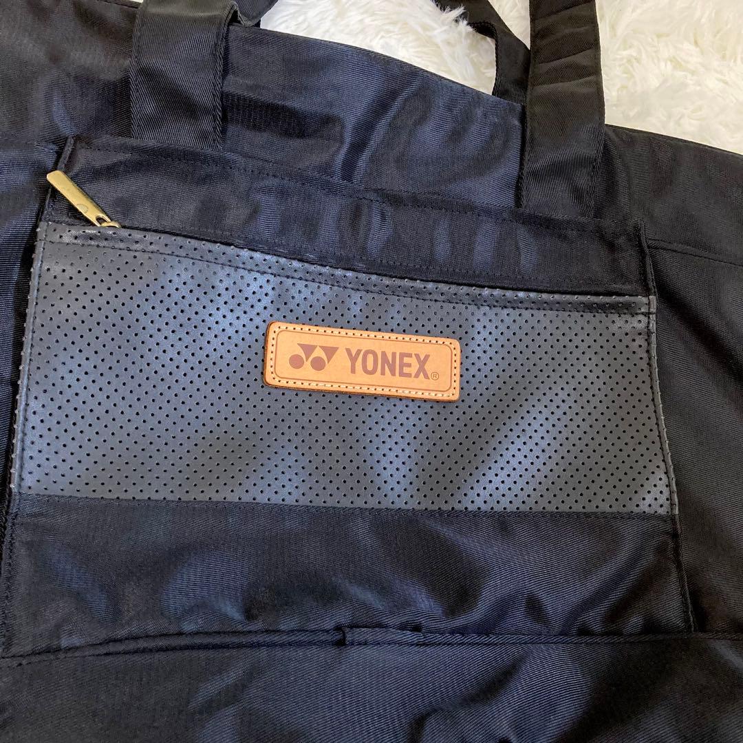 YONEX ラケットバッグ　ブラック 黒 平成レトロ シンプル