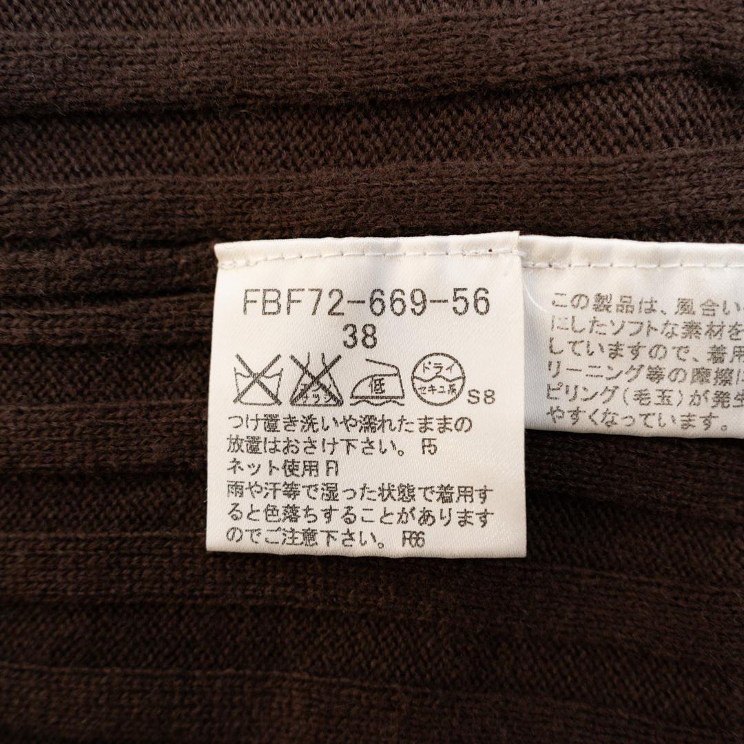 バーバリー ブルーレーベル リブニット ジップパーカー ノバチェック ロゴ刺繍
