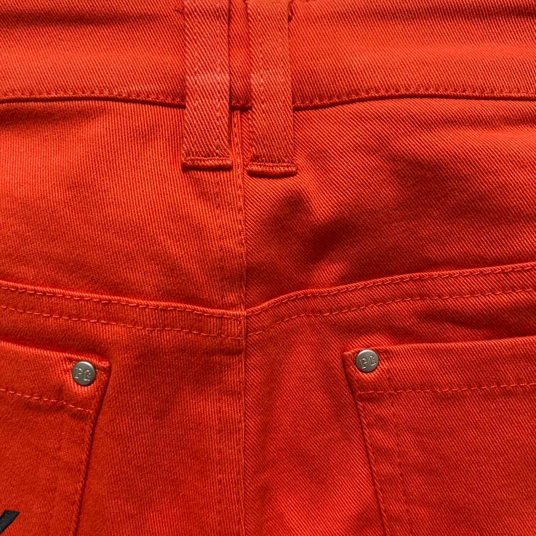 パーリーゲイツ☆新品☆ レディース２　パワフルコットンストレッチパンツ　オレンジ