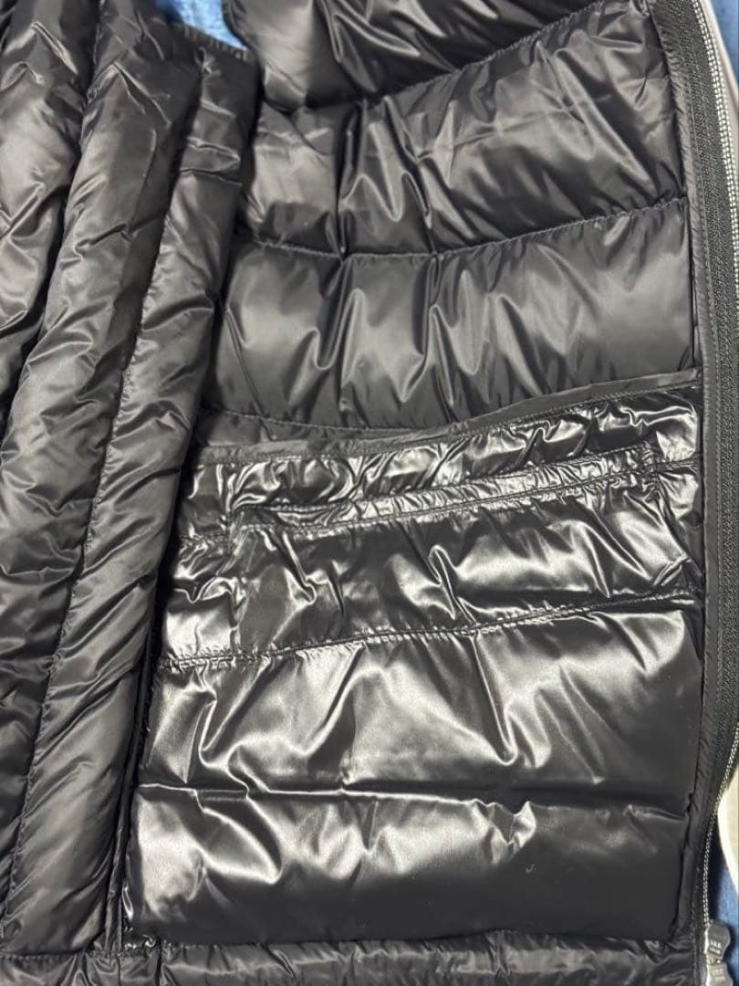 【新品】MARK & LONA ダウンベスト 　スカル ワッペン 黒 ゴルフ