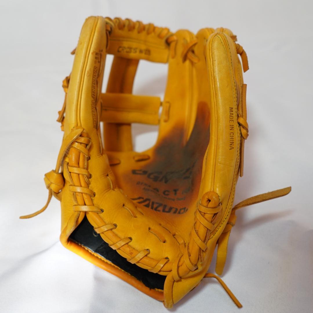 【アフコッチL】Mizuno ミズノ 軟式グローブ イエロー