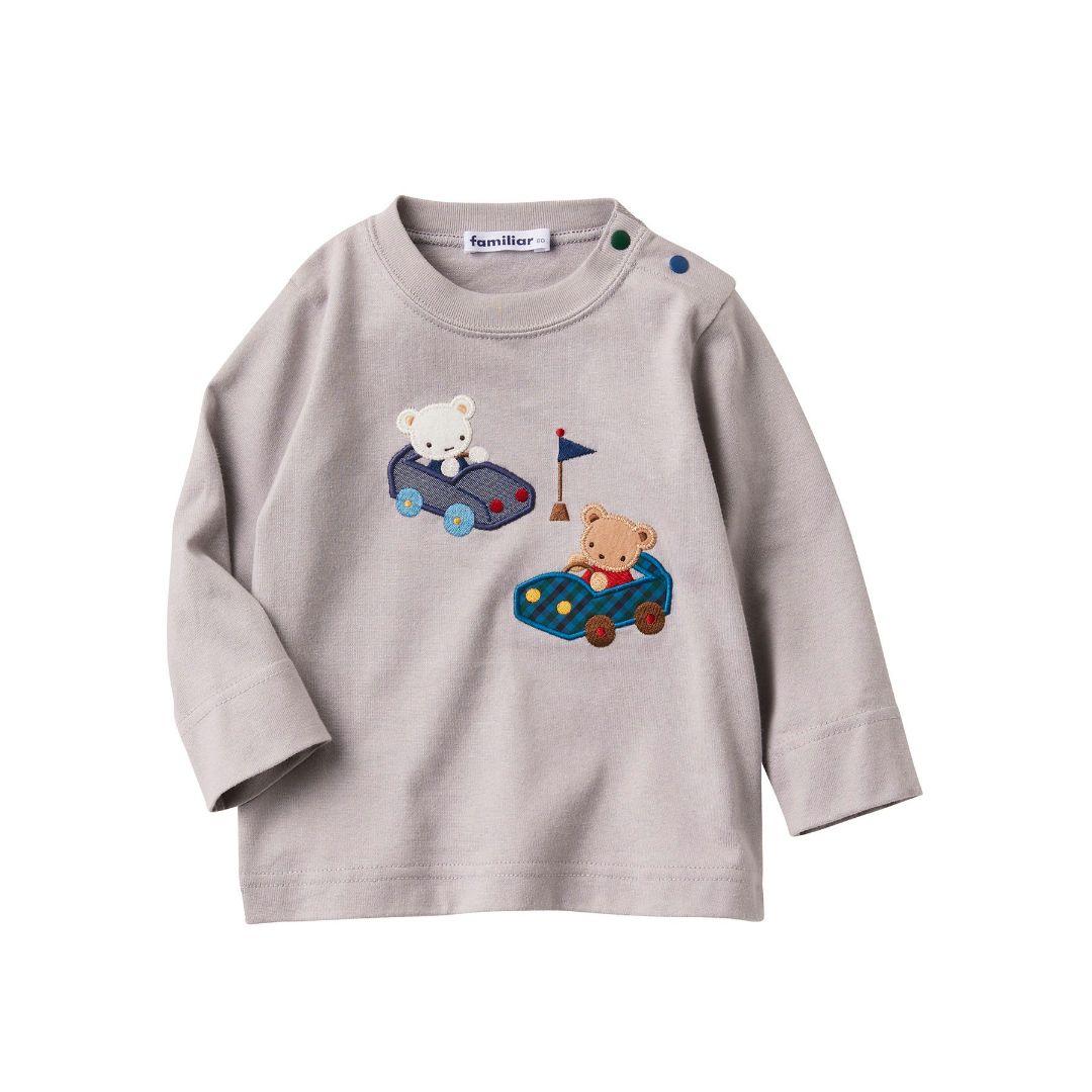 新品 ファミリア 長袖 Tシャツ カットソー 80