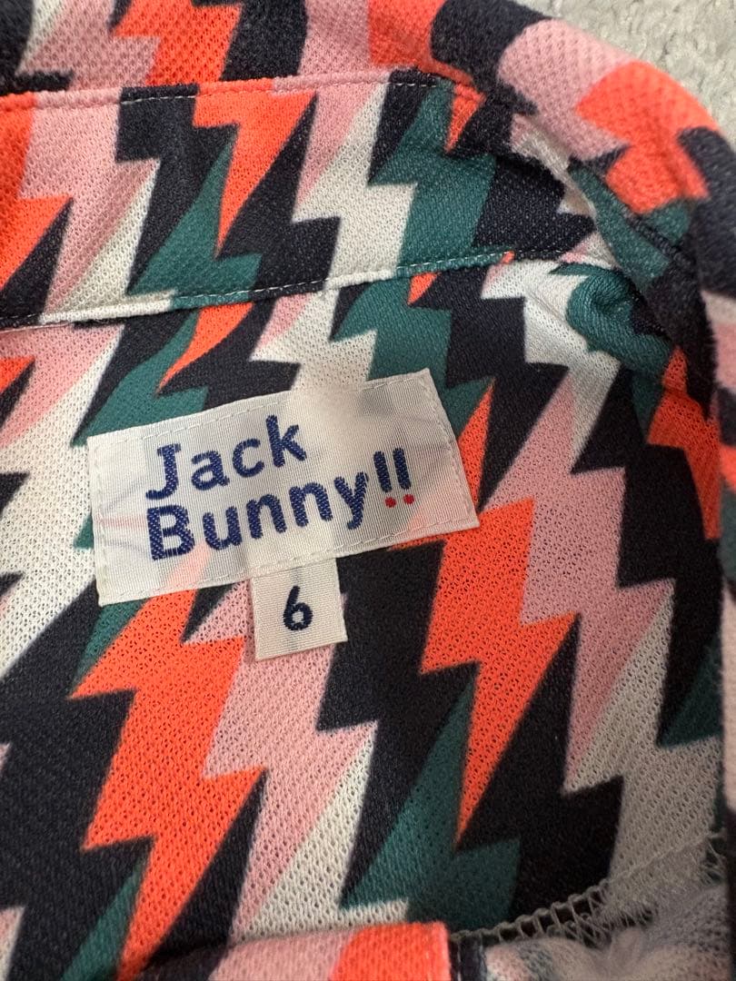 Jack Bunny!! ポロシャツ ゴルフウェア　golf 雷