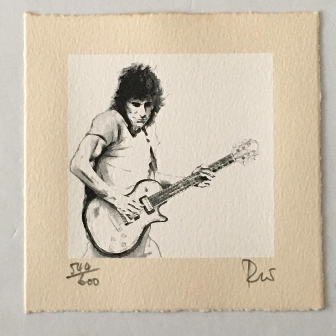 超限定シルクスクリーンプリント付き Ronnie Wood Show Me CD