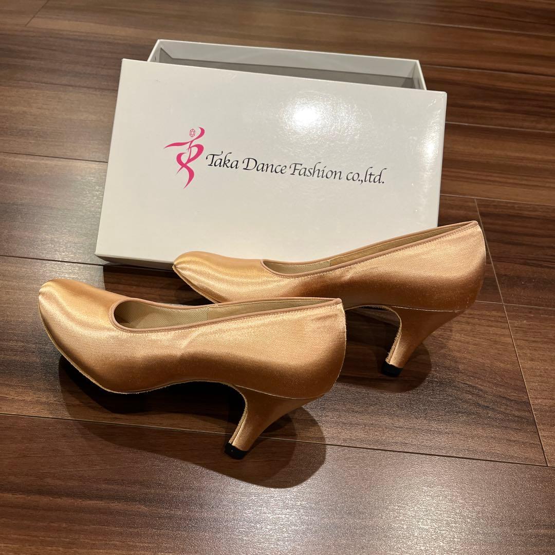 Taka Dance Fashion 社交ダンスシューズ 22.5cm ゴールド
