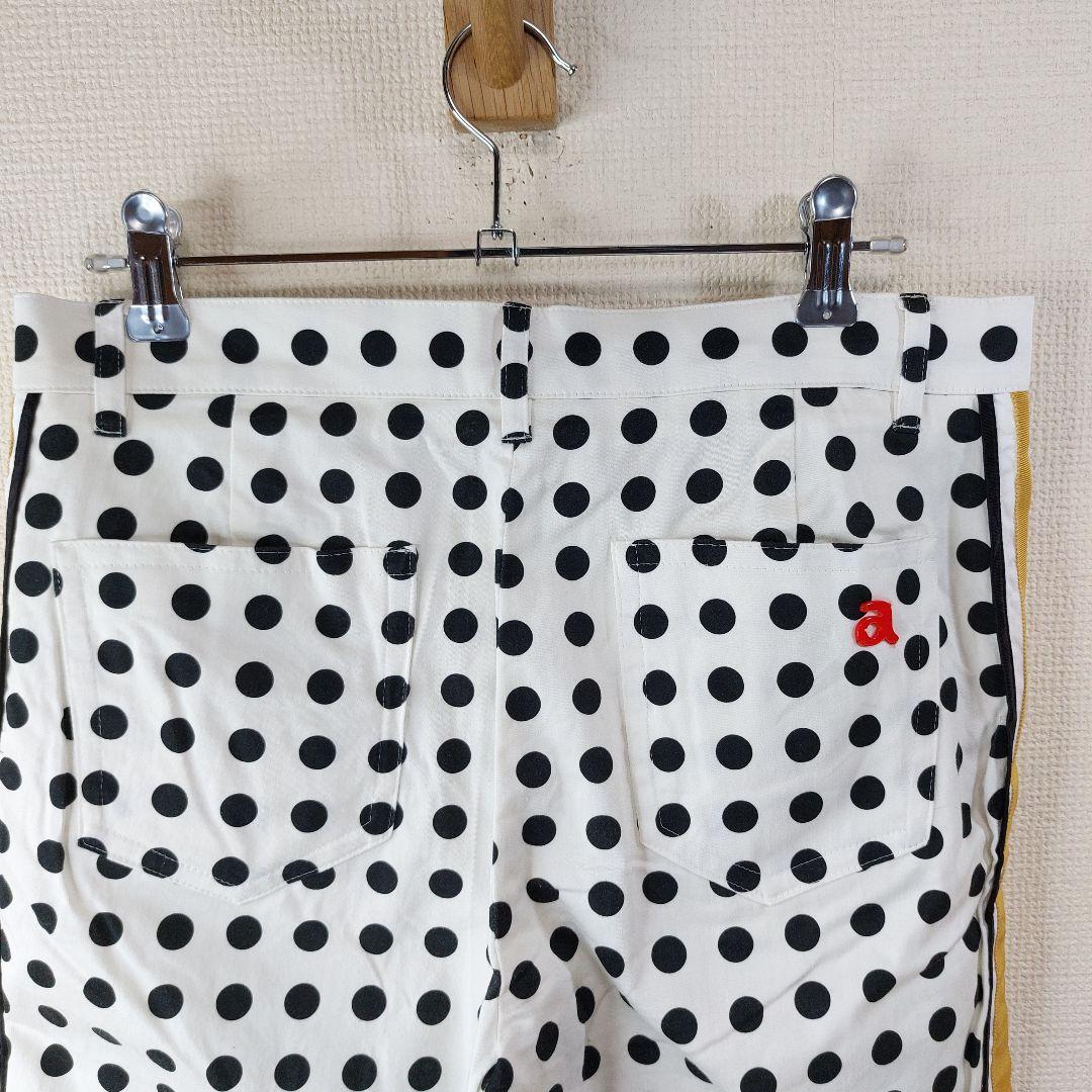 アルチビオ　ゴルフウェア　ゴルフパンツ　ロゴ入り　ドット柄　水玉柄