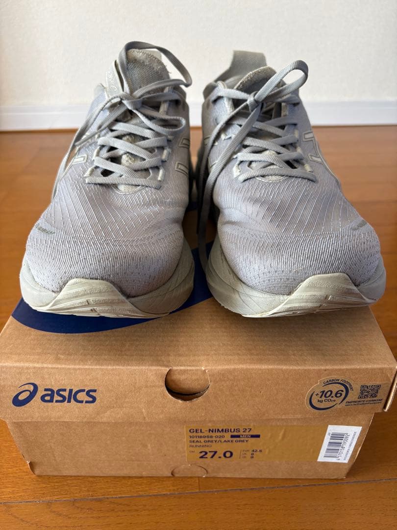 ASICS ゲルニンバス27 グレー27cm