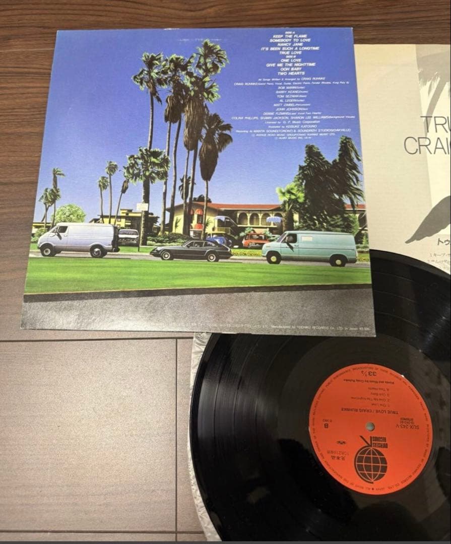 CRAIG RUHNKE TRUE LOVE レコード LP盤