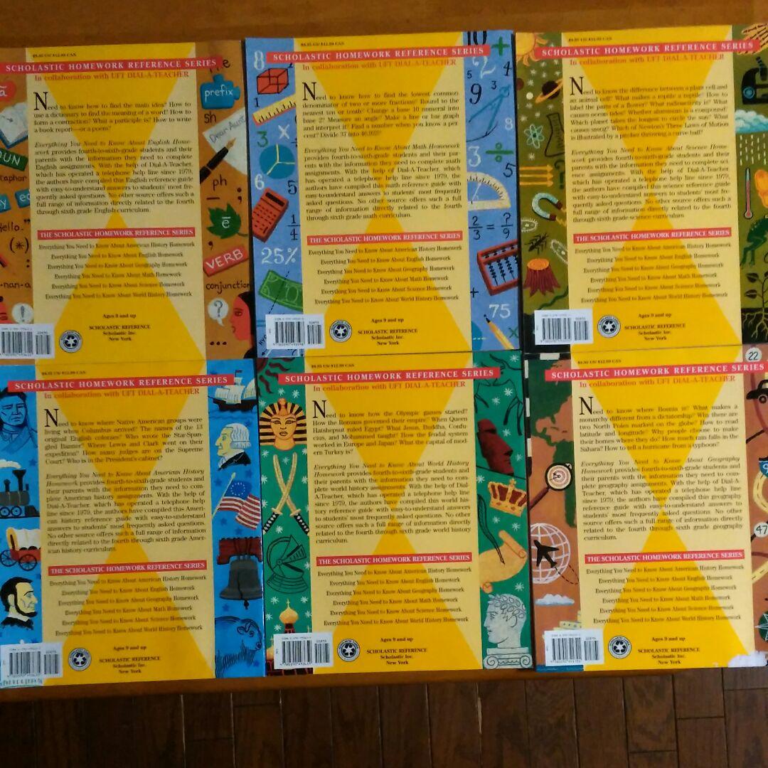 英語圏小学校使用テキスト(６冊)