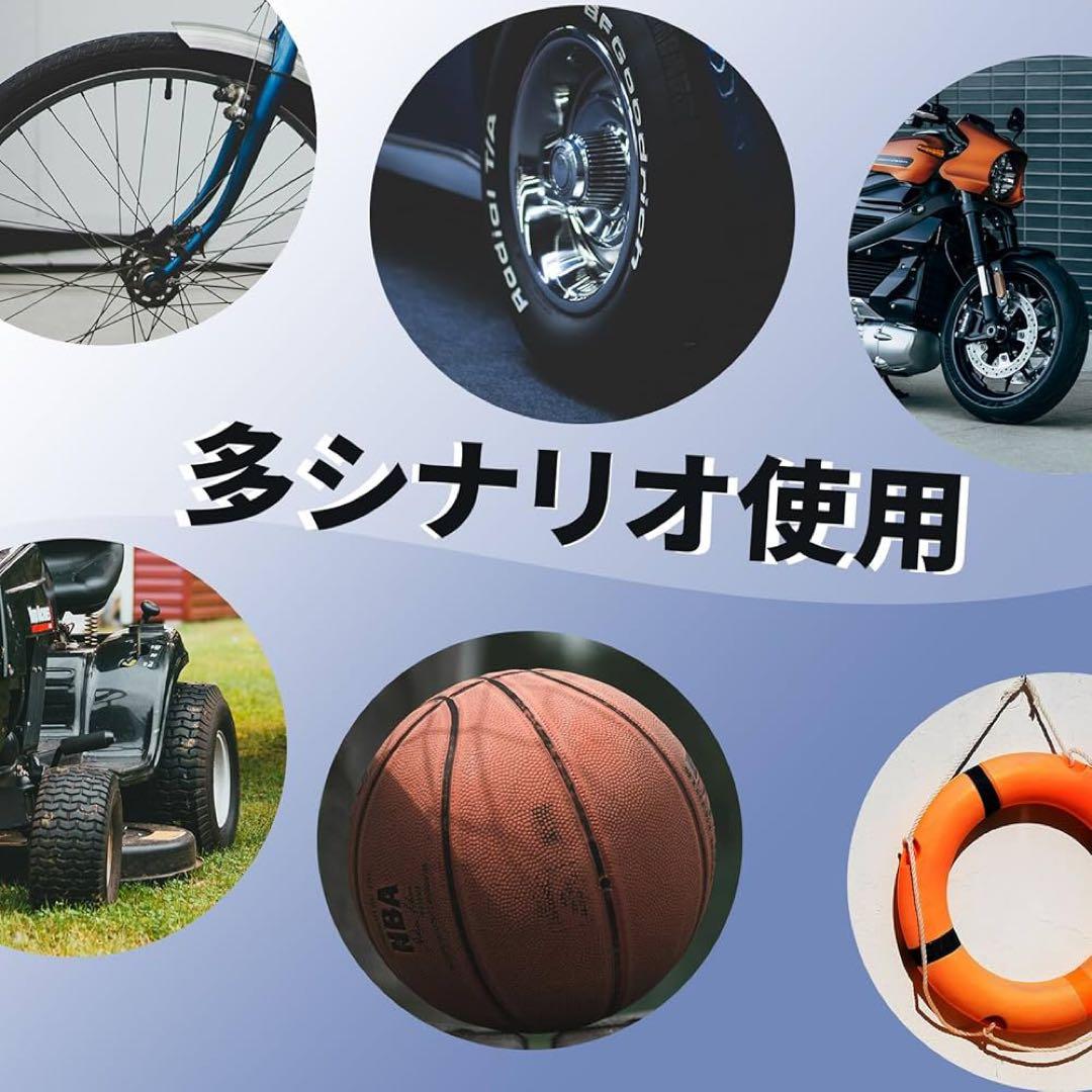 Outetrails 空気入れ 電動 バイク 自転車 コードレスエアポンプ