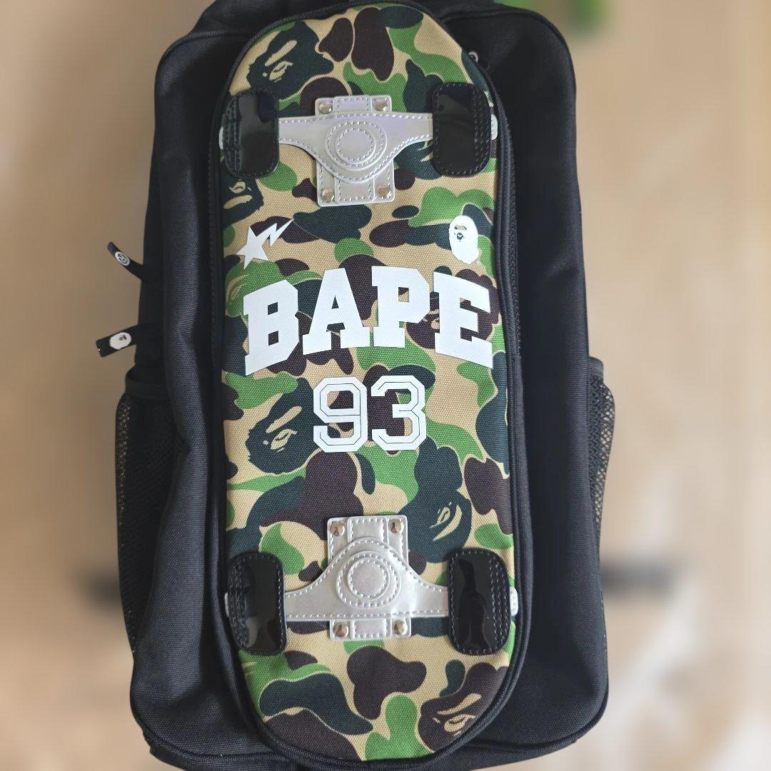 BAPE カモフラージュ バックパック 93　スケボーデザイン
