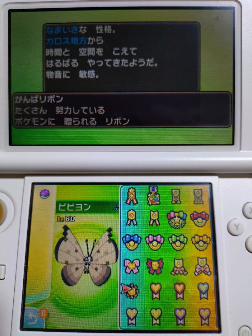 色違いビビヨン全模様リボンコンプ入りポケモンムーンソフト　気になる方は質問を