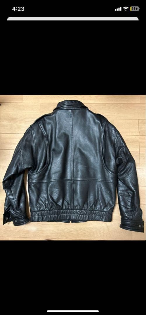 Pierre Cardin 本革A-2 レザージャケット