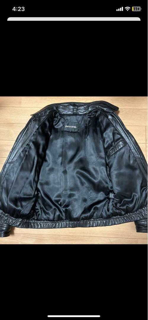 Pierre Cardin 本革A-2 レザージャケット