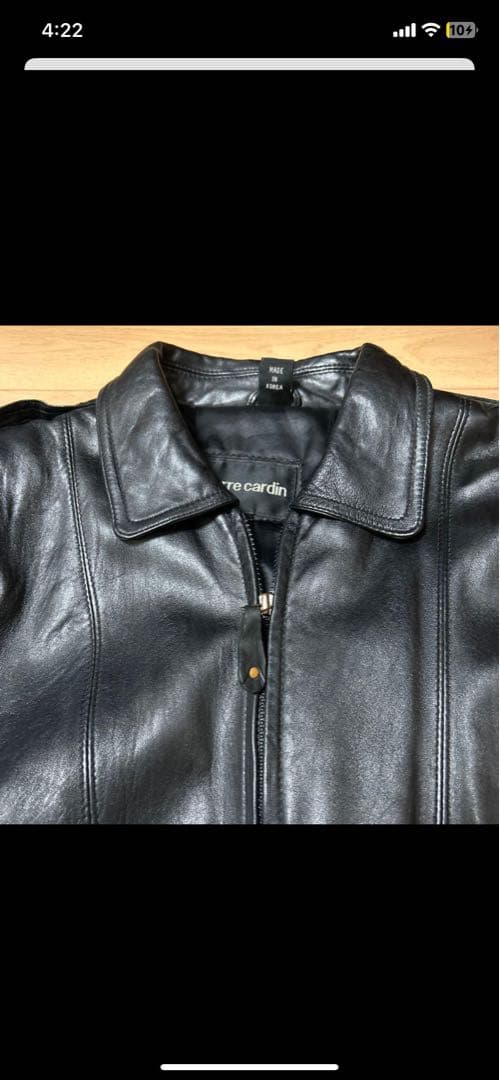 Pierre Cardin 本革A-2 レザージャケット