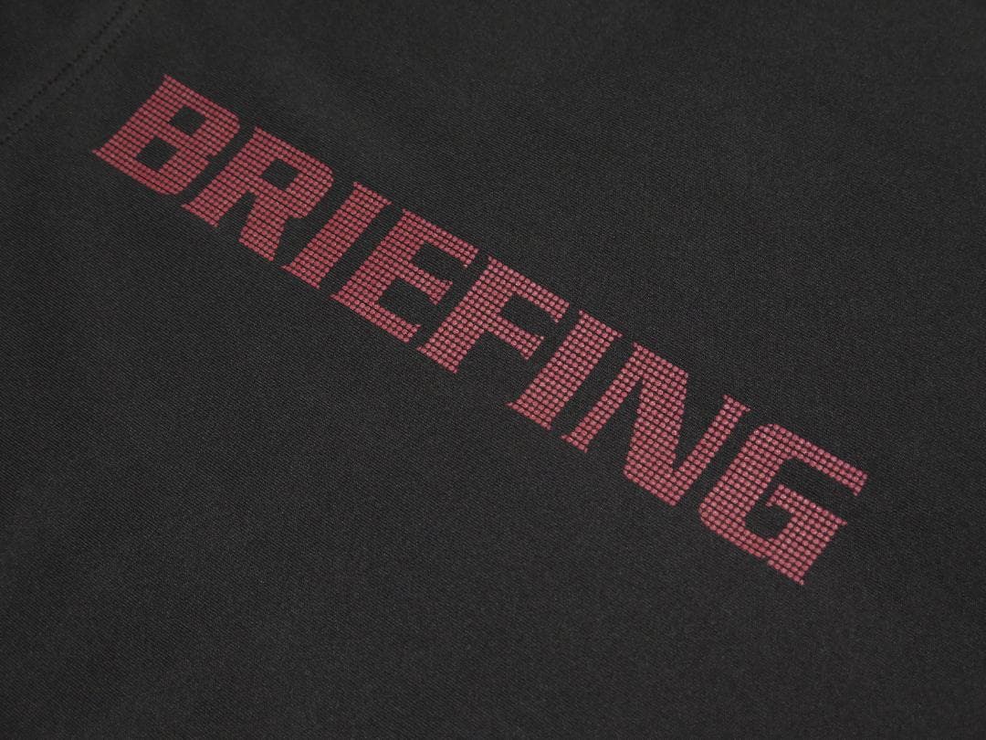 BRIEFING GOLF ブリーフィングゴルフハイネック半袖シャツ ブラックⓂ