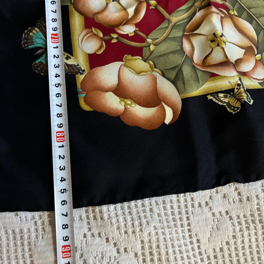 Salvatore Ferragamo シルクスカーフ/Lepord/Panda