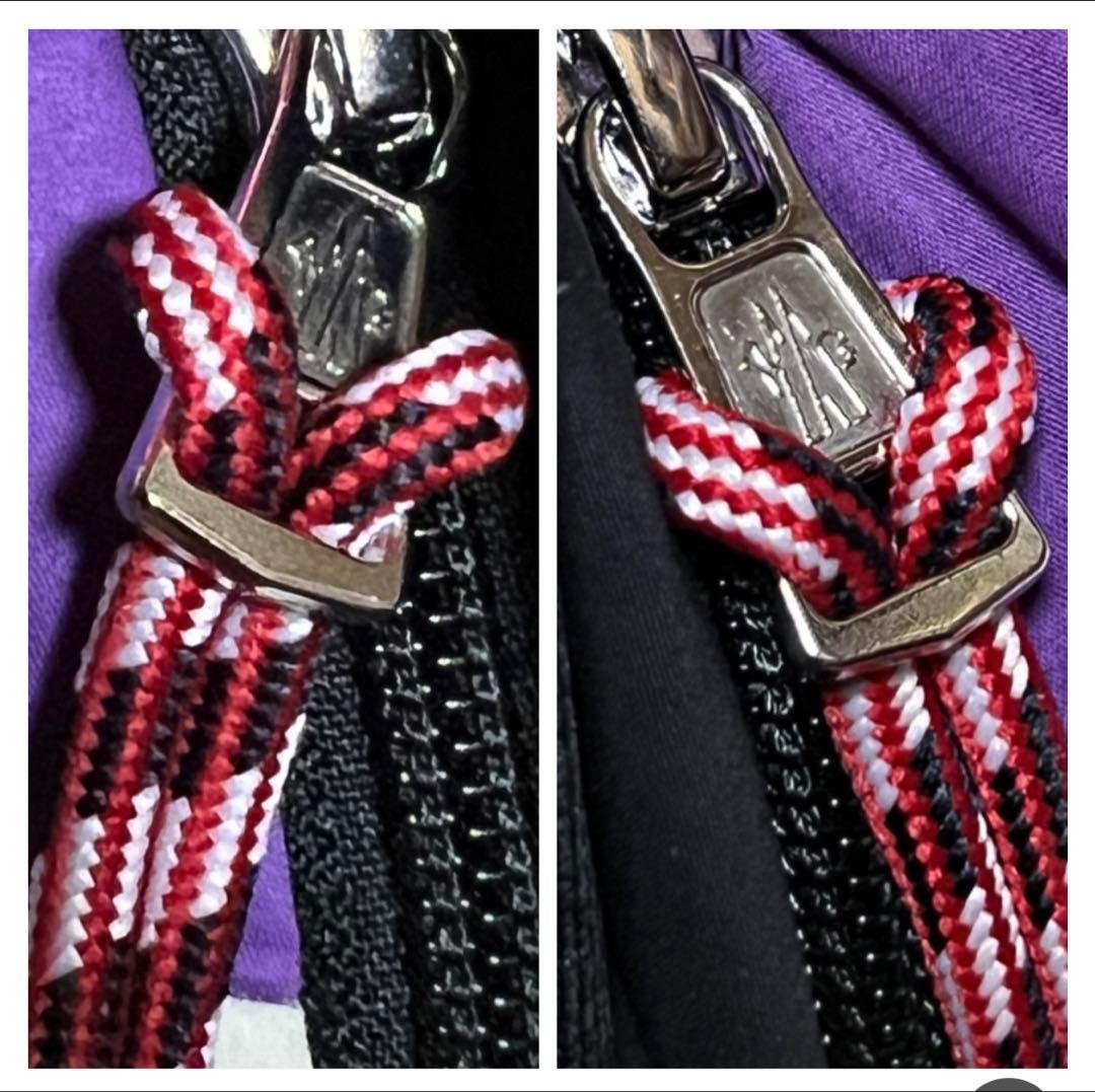 極美 モンクレール MONCLER ダウンベスト ブラック/マルチ リバーシブル