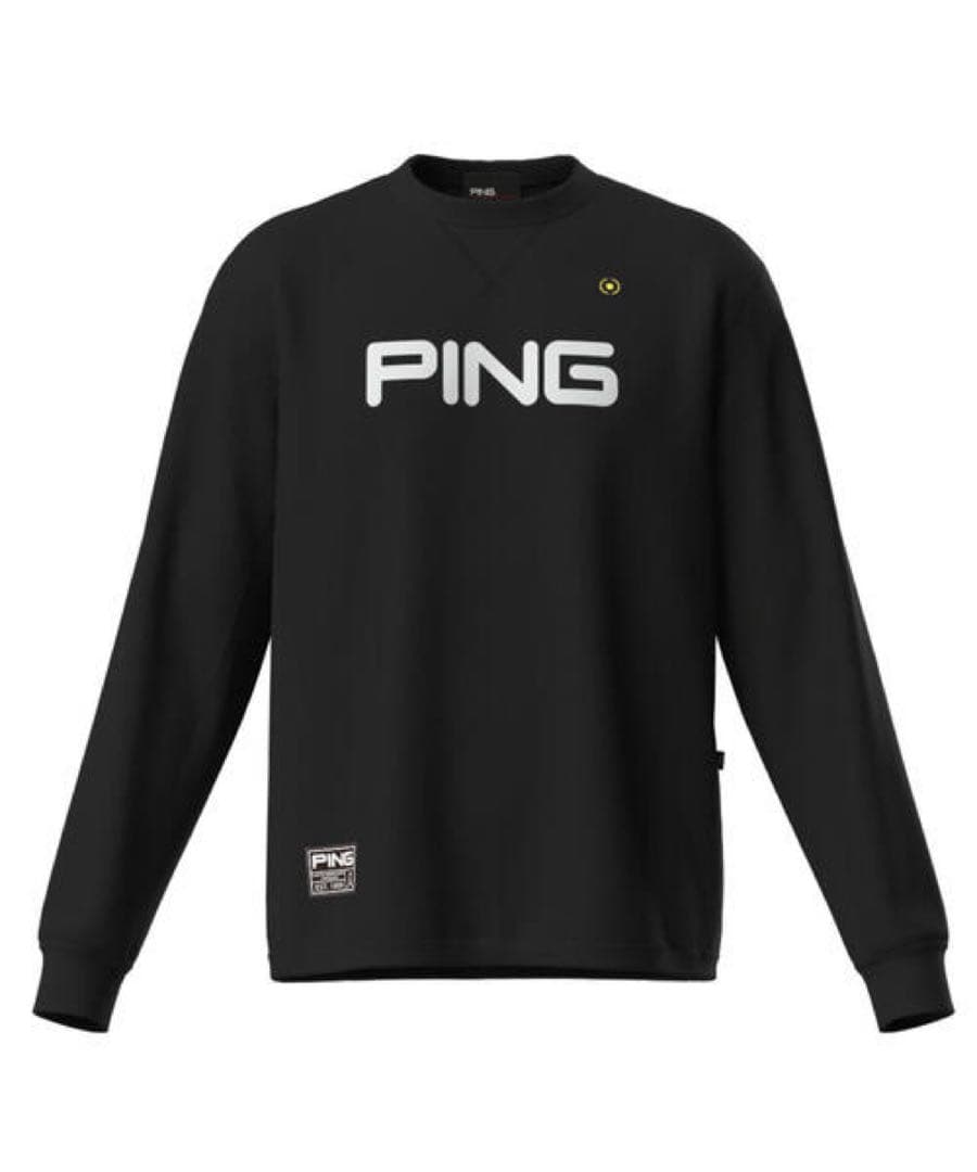 【PING 】カシミヤクルーネックニットプルオーバー ＜GOLD＞