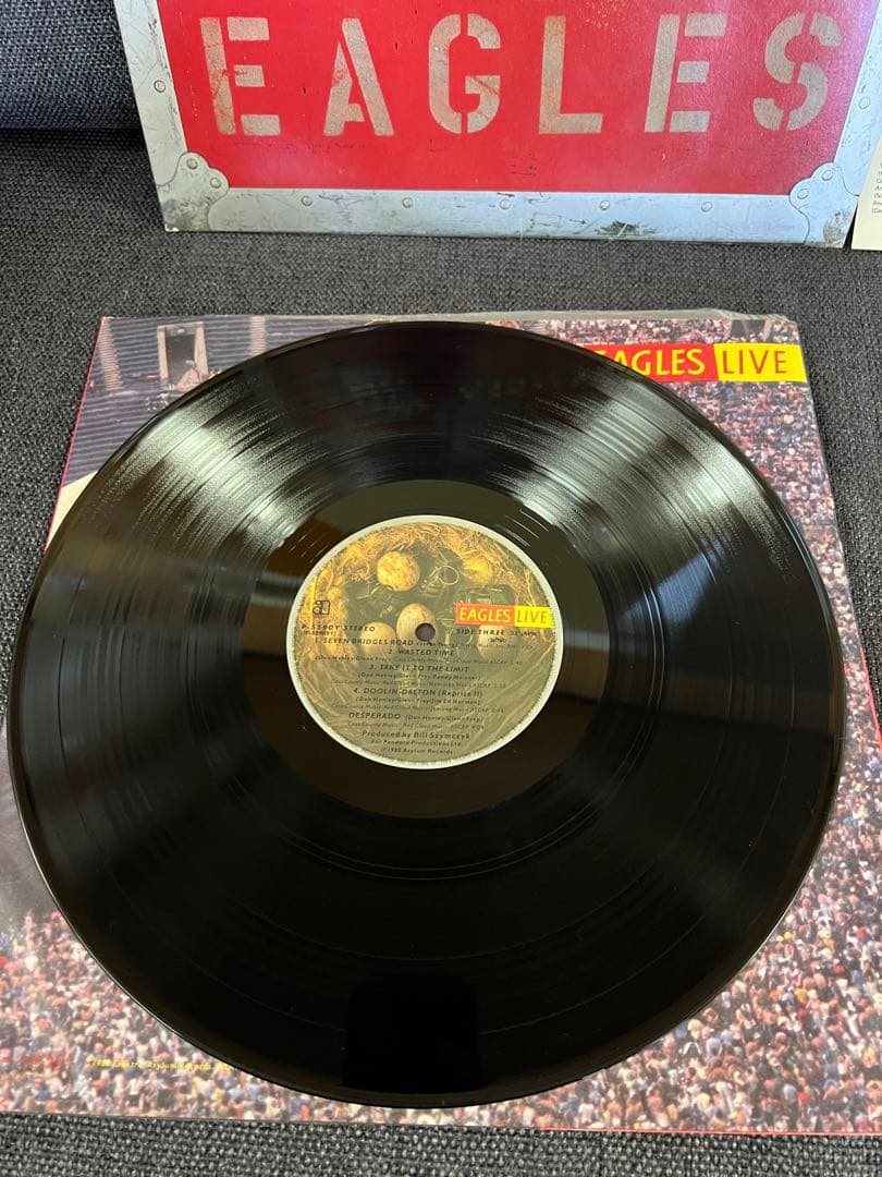 Eagles Live 2枚組LP 洋楽　ポスター付き 美盤　1980年