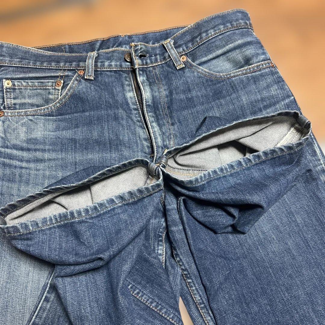 Levi'sリーバイス517 ブーツカットW34 フィリピン製　美ヒゲ