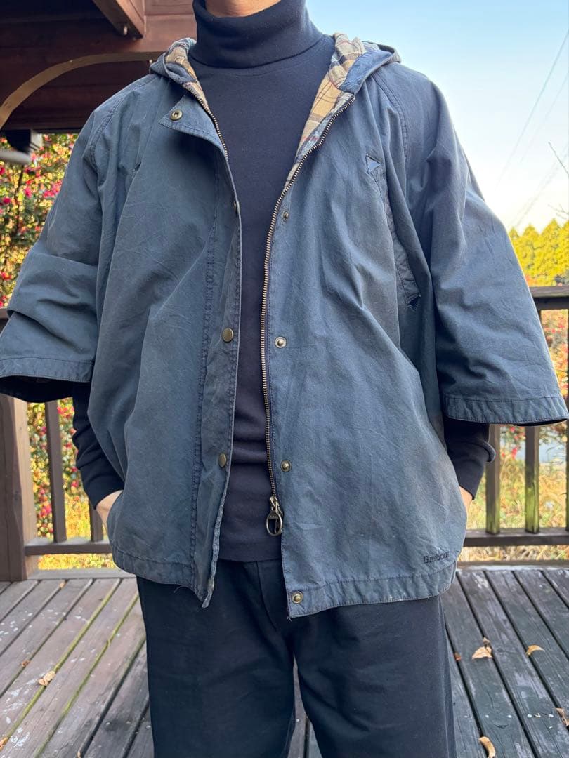 雪太郎　Barbour ポンチョ ケープコート 2000年以降