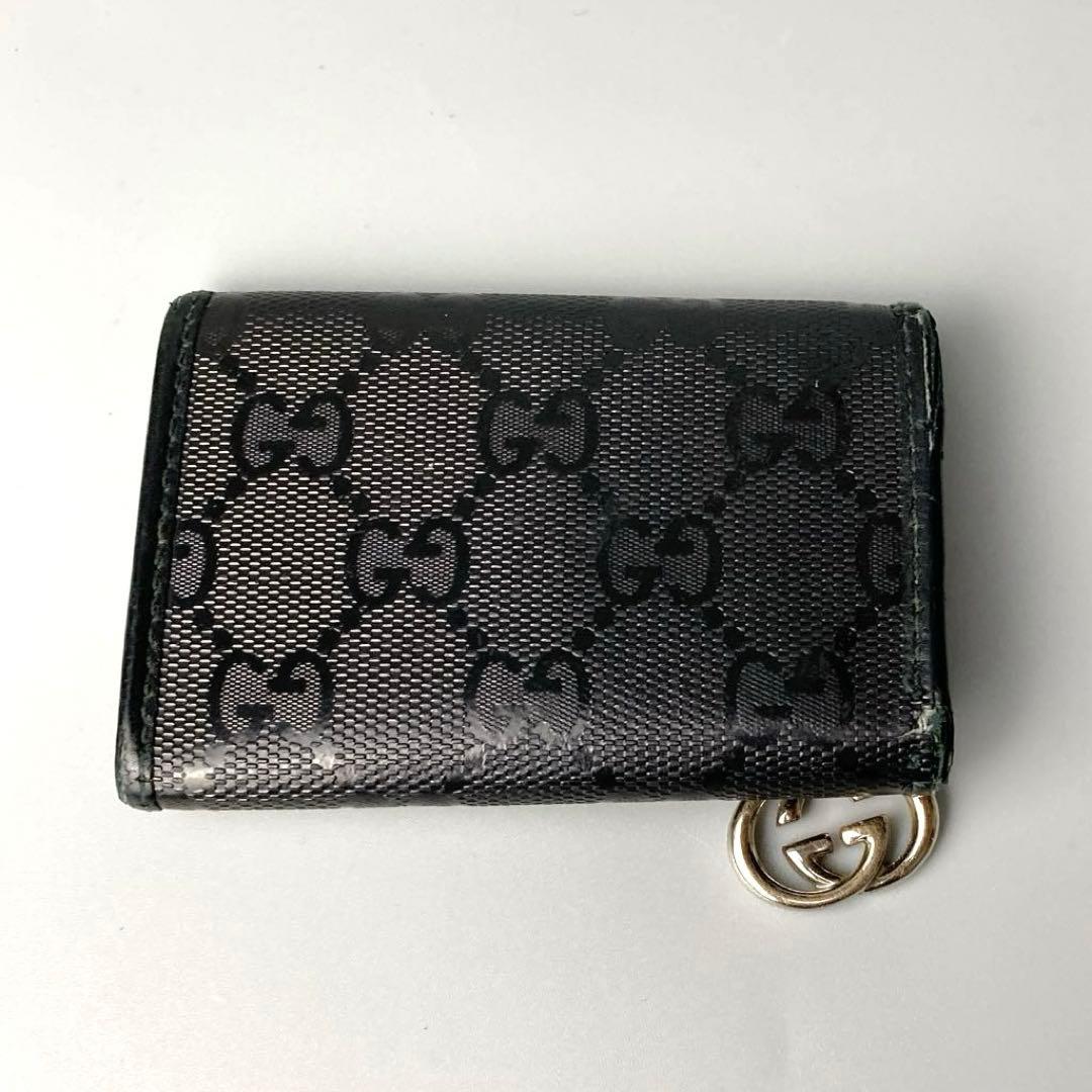 GUCCI グッチ キーケース 6連 GG インプリメ インターロッキング 金具
