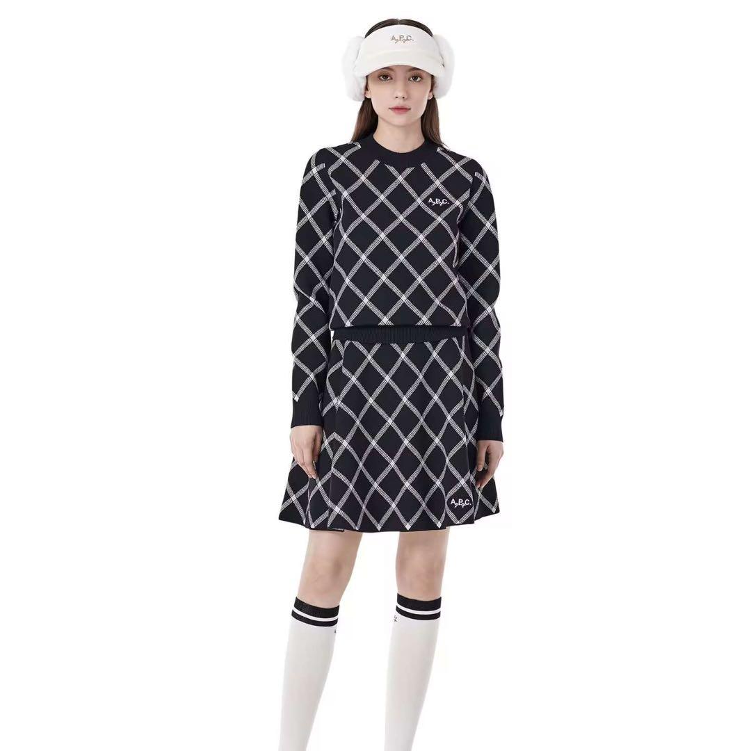 A.P.C ゴルフレディース セーター トップススカート2点セット