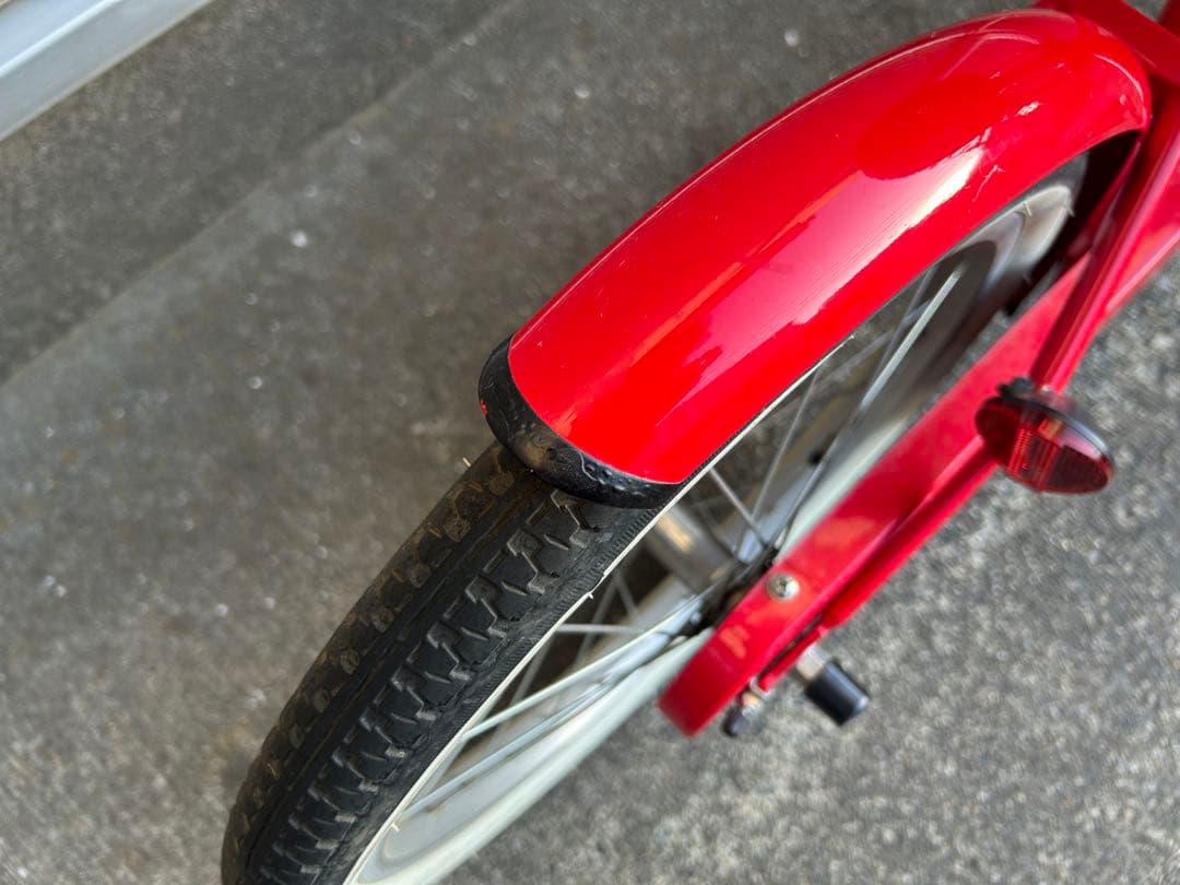 吉祥寺エリア　自転車　18インチ　赤　子供　小学生　キッズ　アサヒサイクル