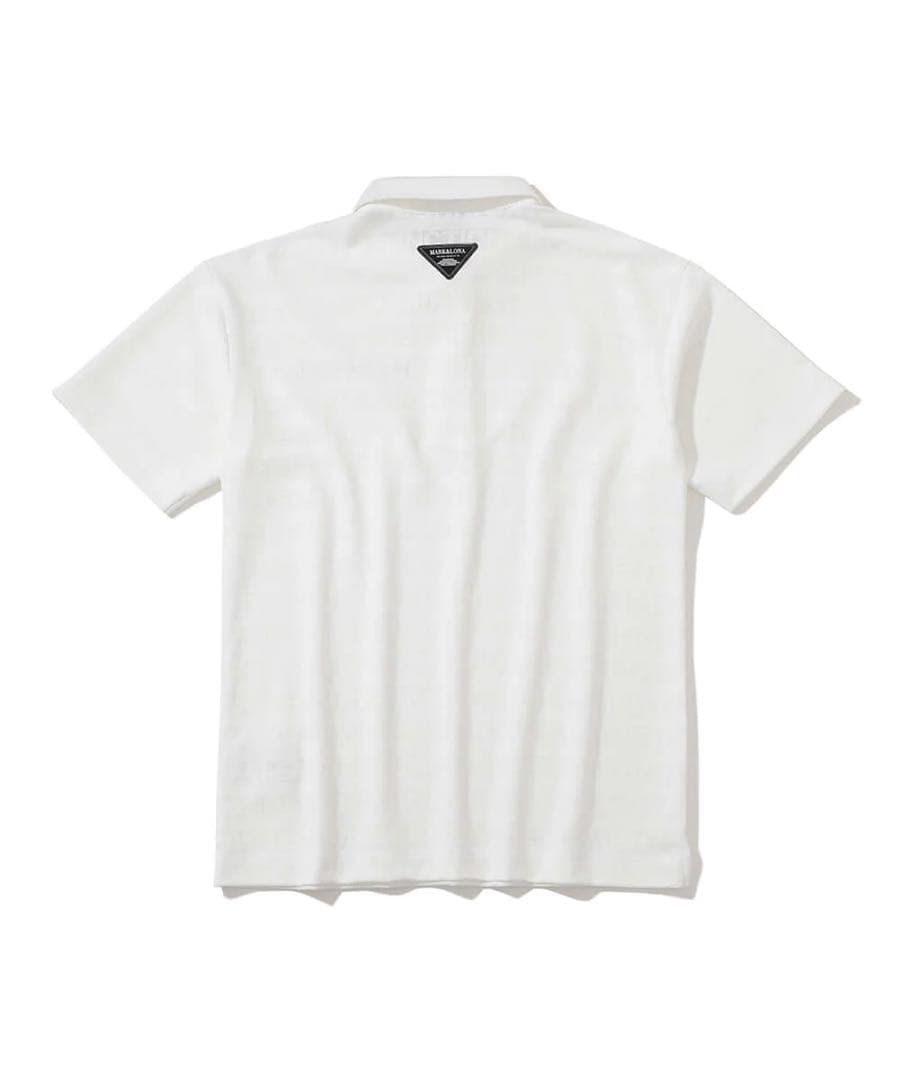美品 ★ MARK&LONA ポロシャツ CODE 白 マーク&ロナ 正規品