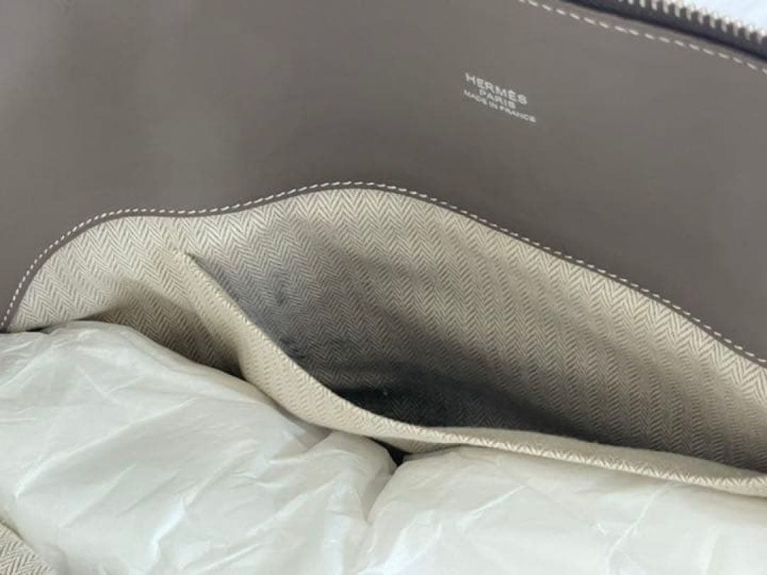 エルメスHERMES★ボリードリラックス35★エトゥープ　グリスーリ