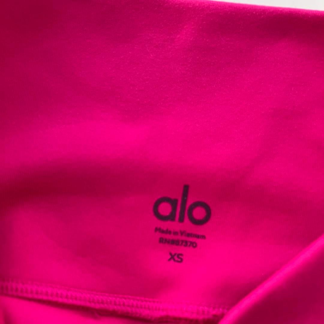 【着用1回】alo yoga アローヨガ　エアリフト レギンス XS ピンク