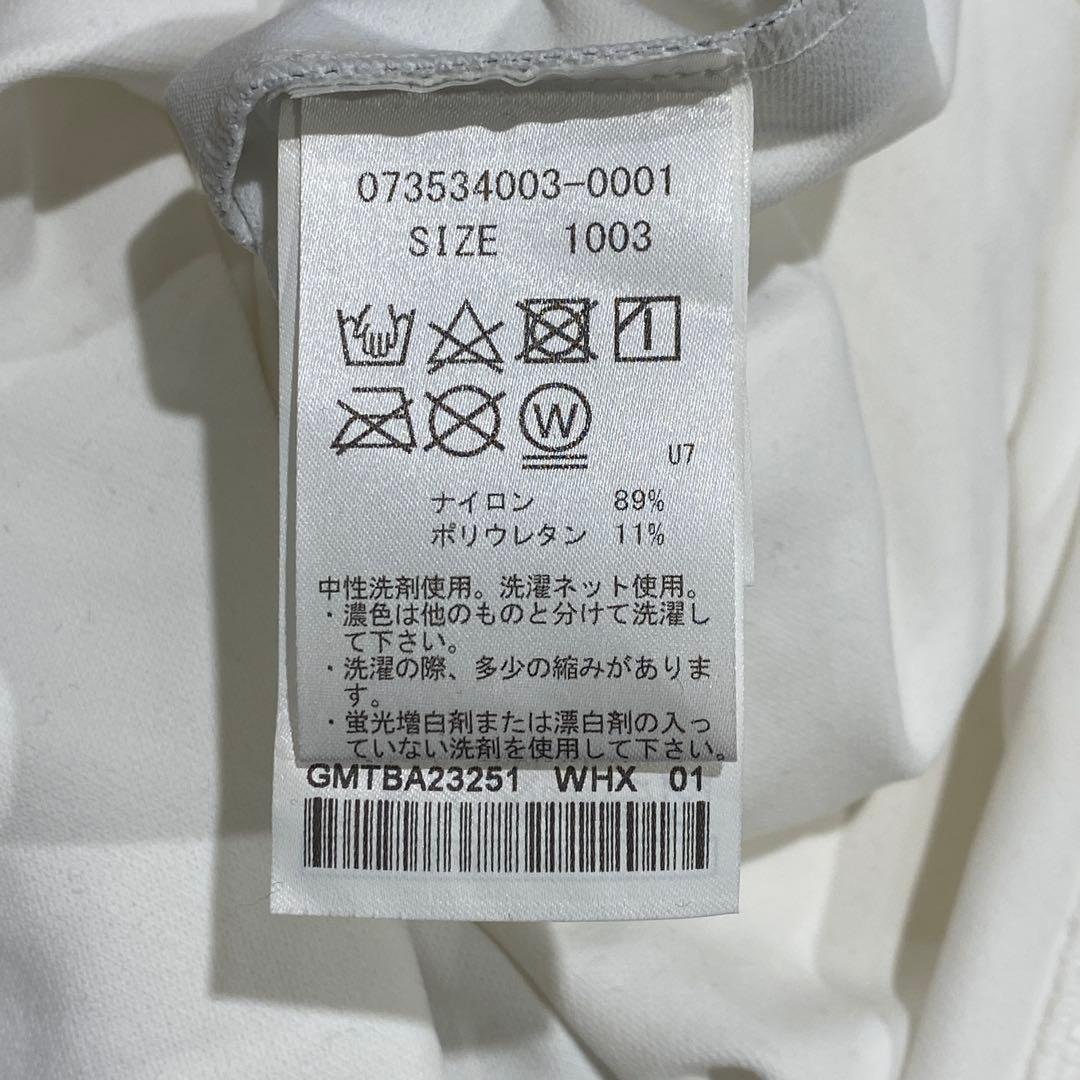 【未使用訳アリ】定価5.2万円 G/FORE ホワイト 長袖ポロシャツ