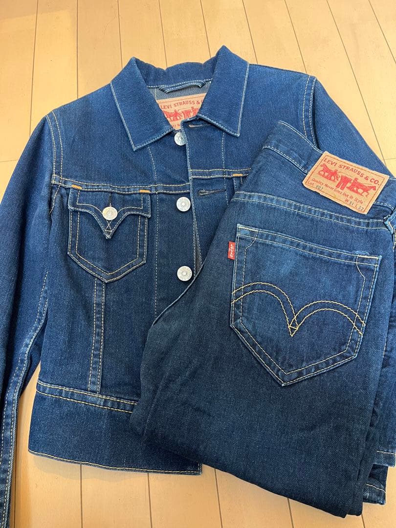 【名作】Levi's リーバイスTYPE１デニムセットアップ