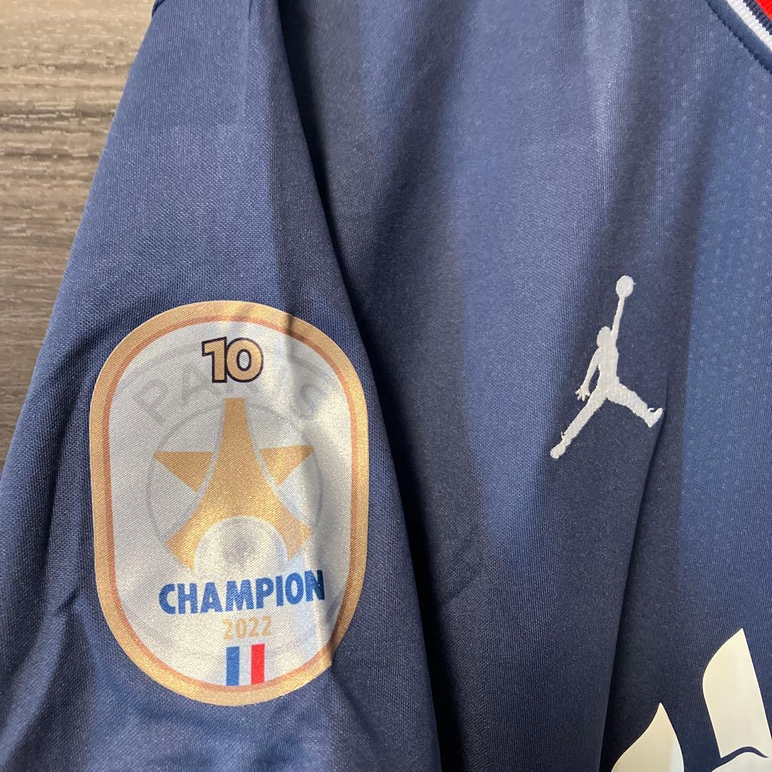 パリ・サンジェルマン Jordan シャツ XL ネイビー