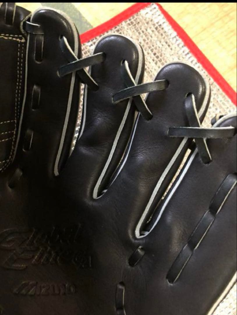 Mizuno Global Elite 少年軟式グローブ 黒