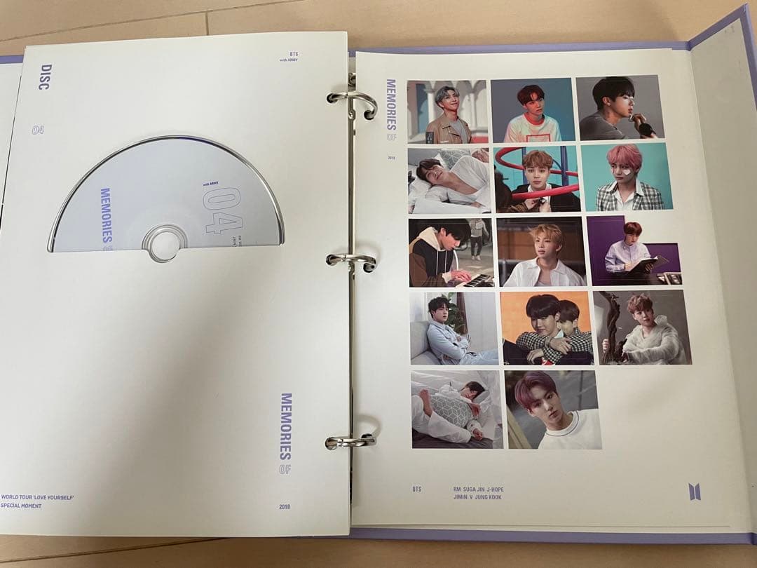 BTS Memories 2018 DVD トレカ ホソク jhope 日本語