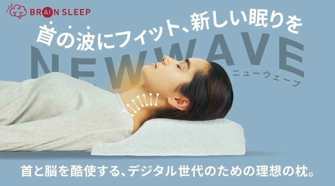 ブレインスリープピロー NEWWAVE 収納ケース付